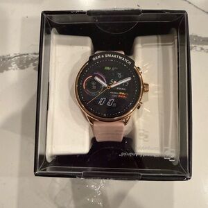 Fossil Gen 6 Smartwatch - Gold with Pink Band